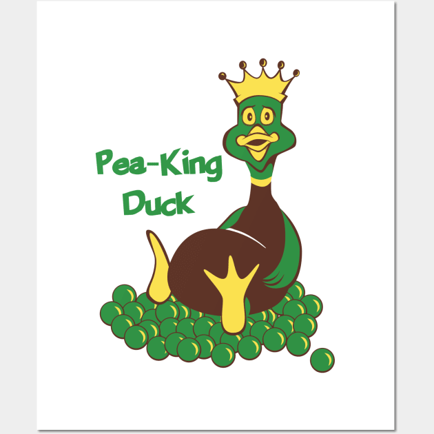 The Peak-King Duck Wall Art by InvesTEEgator1